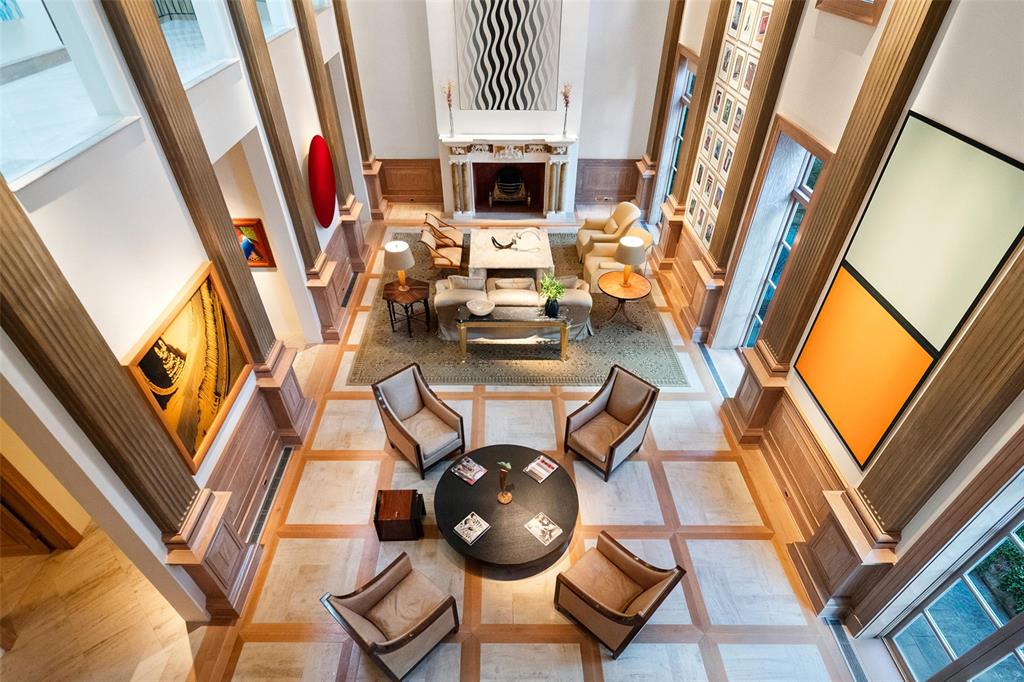 Great room from above