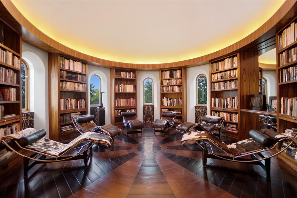 Library at dusk